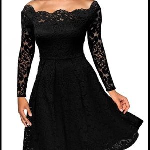 Miusol woman’s vintage floral lace dress sz L